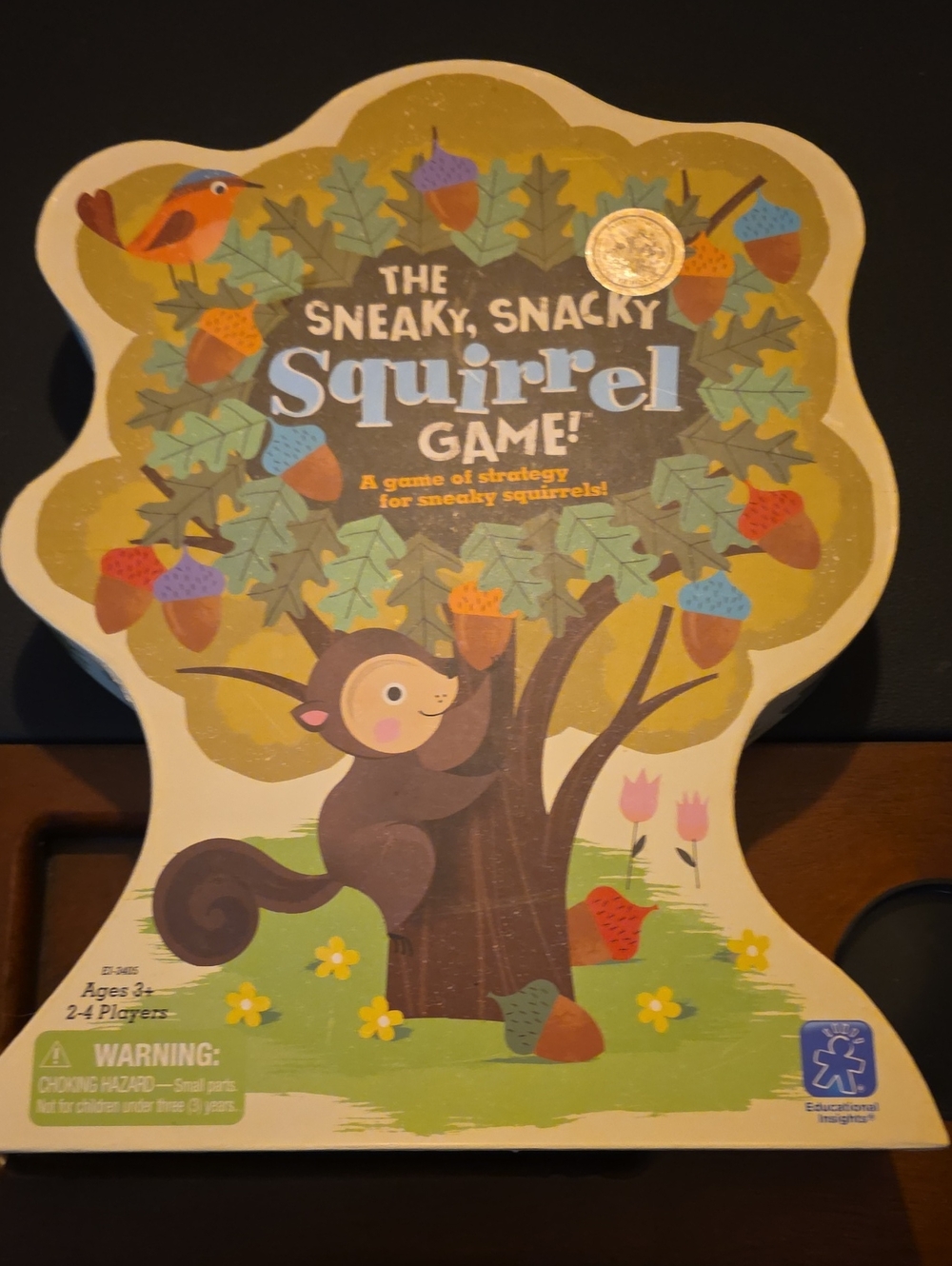 The Sneaky, Snacky Squirrel Game - Brown/Green